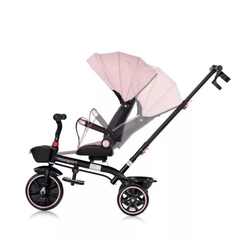 Chipolino Max Sport tricikli kupolával - Pink Marshmallow 