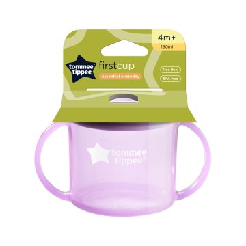 Tommee Tippee Essentials első itatópohár 4m+ - lila