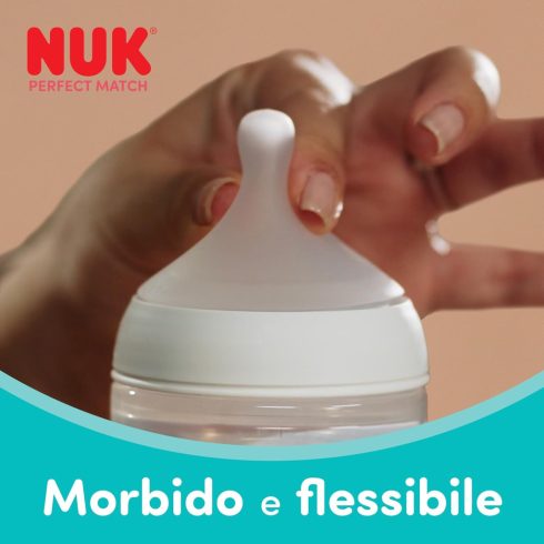 NUK Perfect Match Temperature Control cumisüveg 260 ml 3+hó - Micimackó