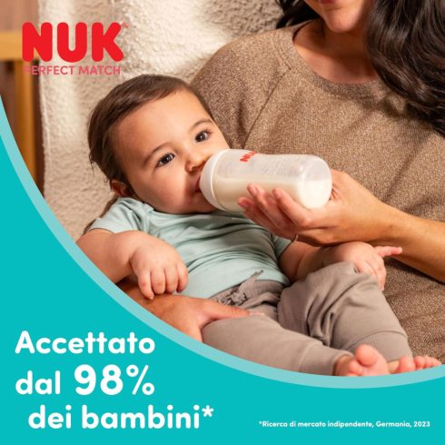 NUK Perfect Match Temperature Control cumisüveg 260 ml 3+hó - Micimackó