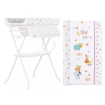 Chipolino Aqua kád + állvány pelenkázólappal - Farm