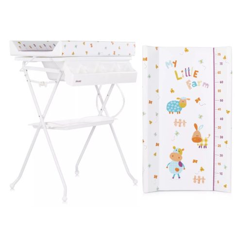 Chipolino Aqua kád + állvány pelenkázólappal - Farm