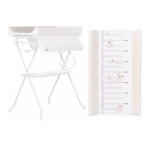 Chipolino Aqua kád + állvány pelenkázólappal - Friends