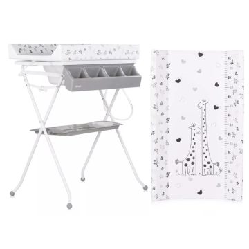 Chipolino Aqua kád + állvány pelenkázólappal - Giraffe 