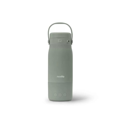 Nuvita Hot'n'go hordozható cumisüveg-melegítő - Sage green - 1190