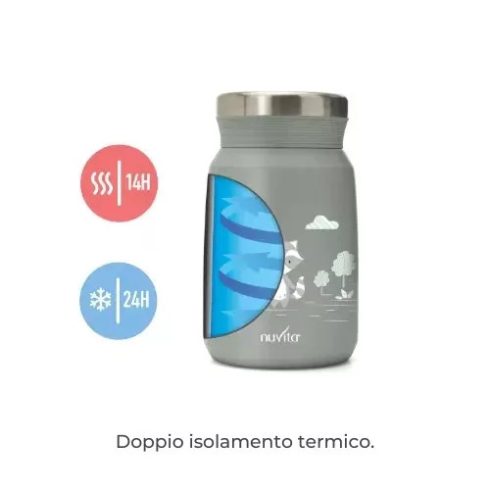 Nuvita ételtároló termosz 500ml - Green