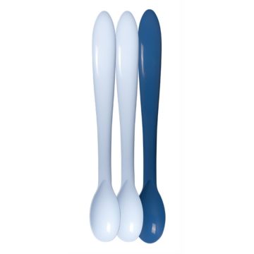 Baby-Nova hosszúnyelű kanál 3 db - kék