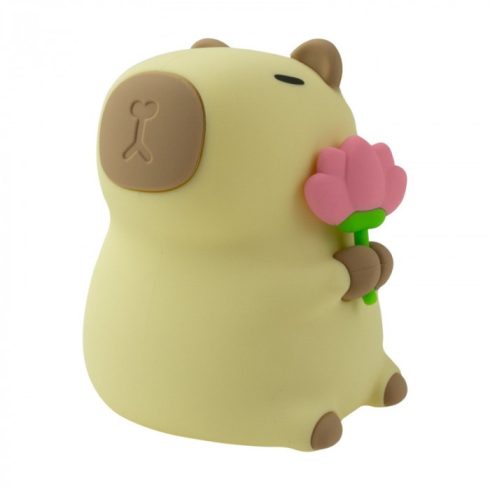 MARY'S Led Éjjeli lámpa - Kapibara virággal