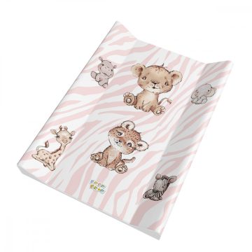   Babastar merev pelenkázó lap 50*70 cm - rózsaszín szafari