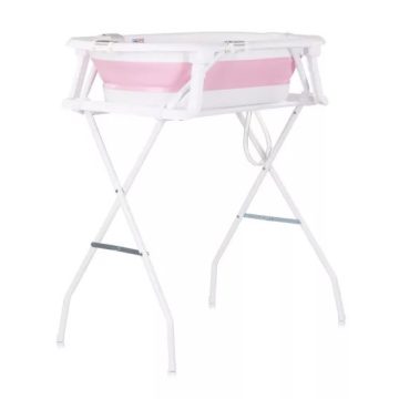   Chipolino Malibu kád leeresztő dugóval 87cm + állvány - pink