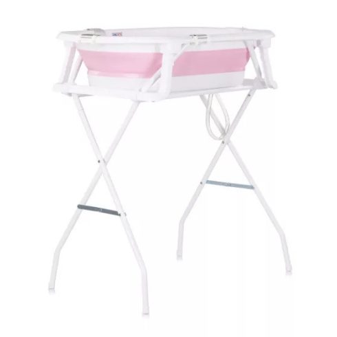 Chipolino Malibu kád leeresztő dugóval 87cm + állvány - pink
