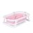   Chipolino Malibu kád leeresztő dugóval 87cm + állvány - pink