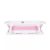Chipolino Malibu kád leeresztő dugóval 87cm + állvány - pink