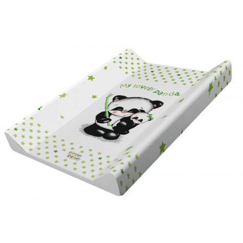 Babastar merev pelenkázó lap 50*70 cm - zöld panda és mamája