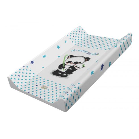 Babastar merev pelenkázó lap 50*80 cm - kék panda és mamája