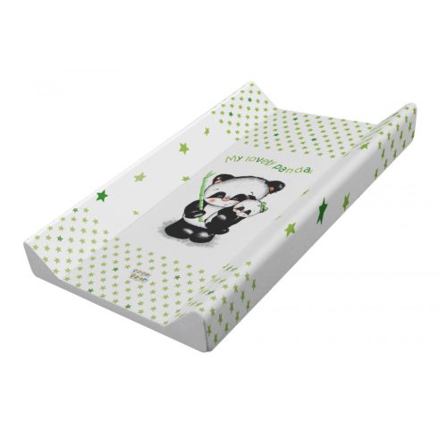 Babastar merev pelenkázó lap 50*80 cm - zöld panda és mamája