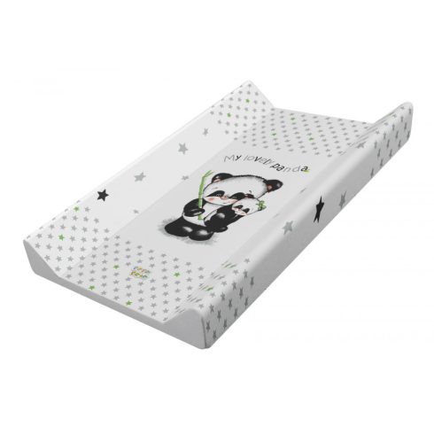 Babastar merev pelenkázó lap 50*80 cm - szürke panda és mamája