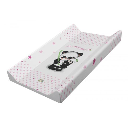Babastar merev pelenkázó lap 50*80 cm - rózsaszín panda és mamája