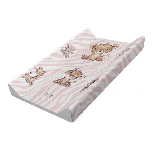 Babastar merev pelenkázó lap 50*80 cm - rózsaszín szafari