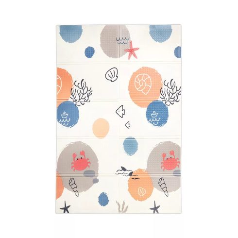 Lorelli Összehajtható 2 oldalas thermo játszószőnyeg 120x180cm - Blue Ocean & stars 