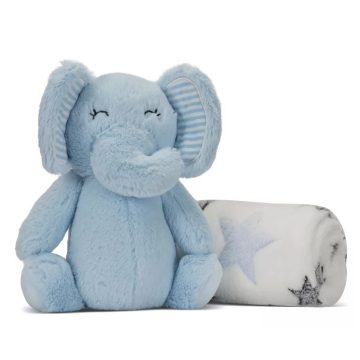Lorelli Nappy takaró 75x90 cm - Blue Elephant 