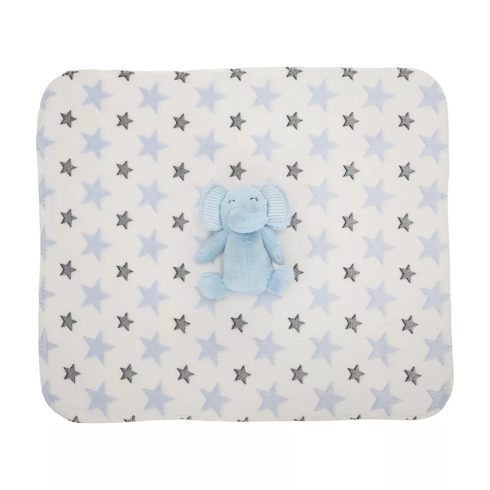 Lorelli Nappy takaró 75x90 cm - Blue Elephant 