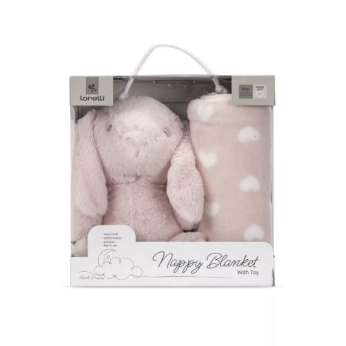 Lorelli Nappy takaró 75x90 cm - Bunny 