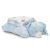 Lorelli Poffy Duo takaró 75x90 cm párnával 45x30 cm - White Blue Teddy Bear