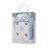   Lorelli Poffy Duo takaró 75x90 cm párnával 45x30 cm - White Blue Teddy Bear