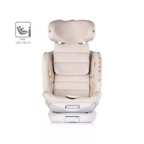 Chipolino Clima Air I-Size autósülés 40-150cm - biscotta