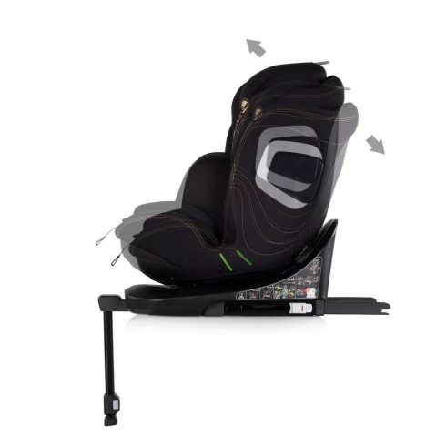 Chipolino Clima Air I-Size autósülés 40-150cm - blackberry