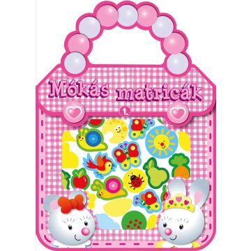 Mókás matricák 1. - rózsaszín 