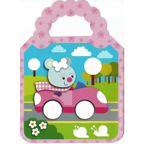 Mókás matricák 1. - rózsaszín 