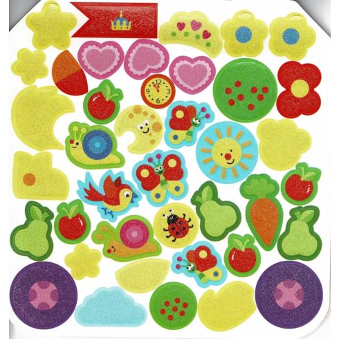 Mókás matricák 1. - rózsaszín 