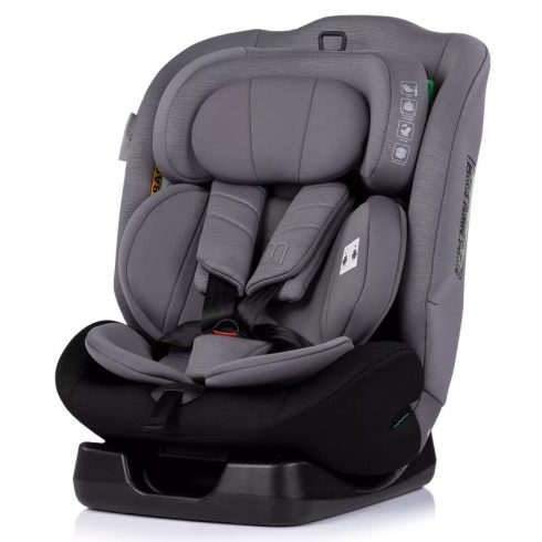 Chipolino Mondial autósülés I-Size 40-150cm - charcoal 
