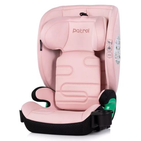 Chipolino Patrol autósülés Isofix 100-150cm - powder pink 