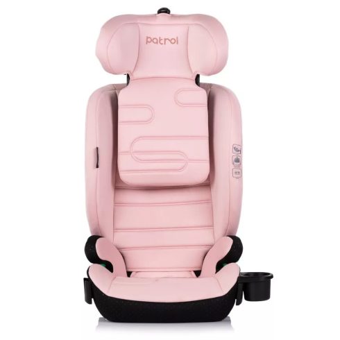 Chipolino Patrol autósülés Isofix 100-150cm - powder pink 