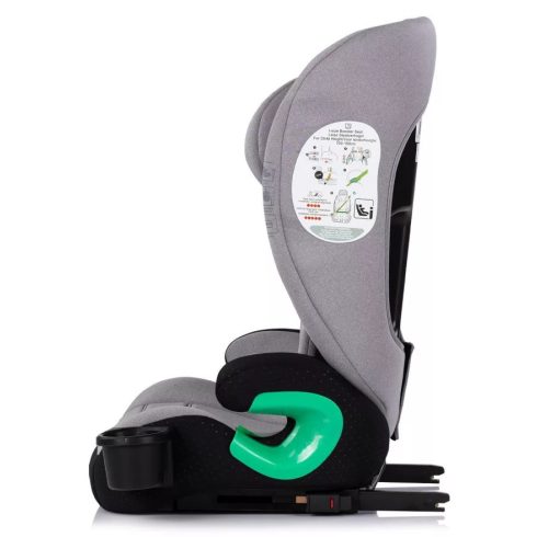 Chipolino Patrol autósülés Isofix 100-150cm - platinum 