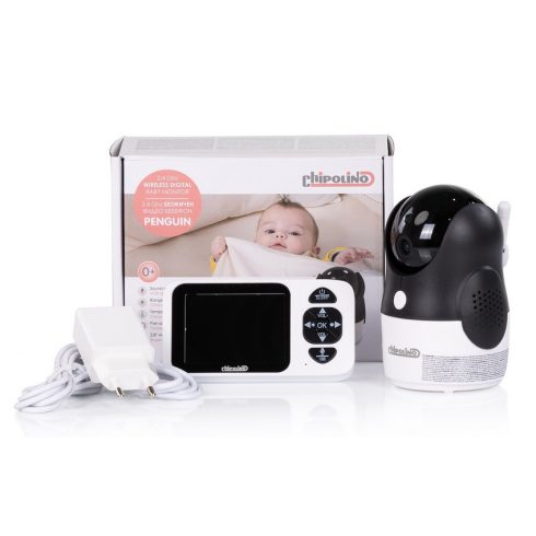Chipolino Penguin videós digitális bébiőr 2.8" 