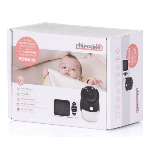 Chipolino Penguin videós digitális bébiőr 2.8" 