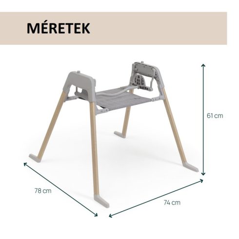Chicco Lullaglide Stand állvány
Mózeskosárhoz, gyerekülésekhez, babakocsi sportrészhez - Natural