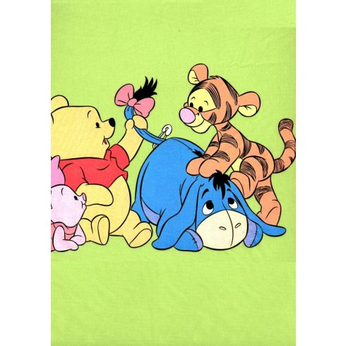 Disney pamut,gumis lepedő - Micimackó & barátai (zöld) 