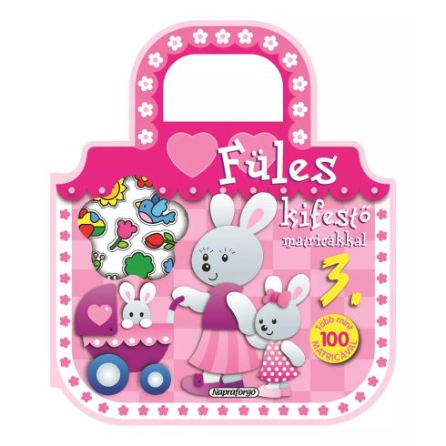 Füles kifestő matricákkal - 3. Babakocsi 