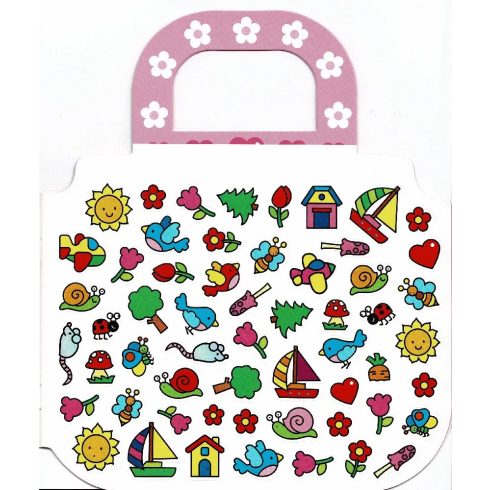 Füles kifestő matricákkal - 3. Babakocsi 