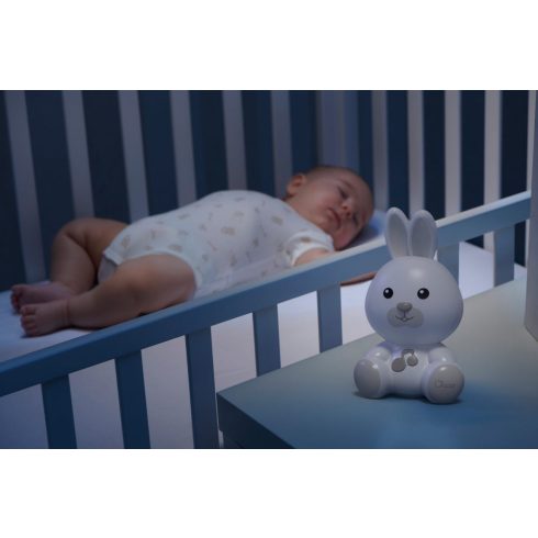 Chicco Dreamlight nyuszi zenélő lámpa 0h +