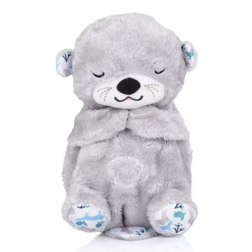 Chipolino Otter zenélő plüss játék - grey