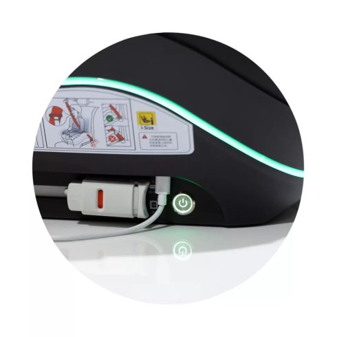 Chipolino Genesis Smart I-Size Isofix ülésmagasító 125-150 cm hőszabályozással - Platinum