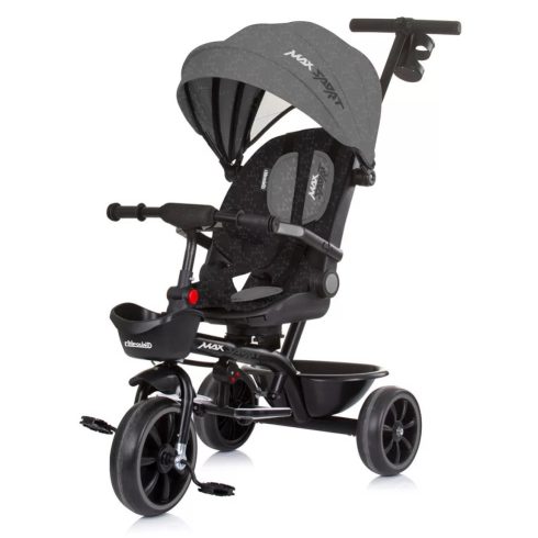 Chipolino Max Sport tricikli kupolával - Charcoal