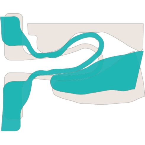 Chicco PhysioForma® Micro éjszakai minicumi 0-2 hó (2 db) - kék