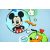 Disney Mickey és Plútó wellsoft béléses pamut babatakaró  70x90cm - kék
